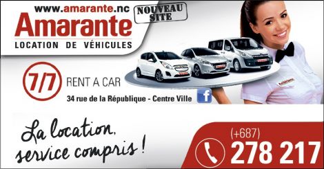 AMARANTE - Location de voiture et utilitaires - Nouméa