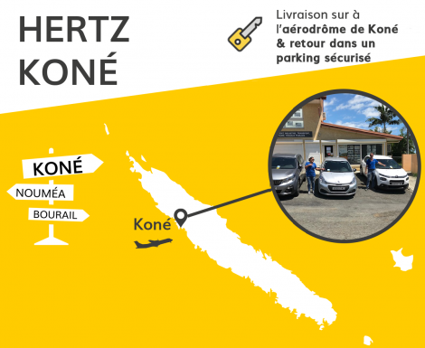 HERTZ Nouvelle-Calédonie - Location voiture - Koné